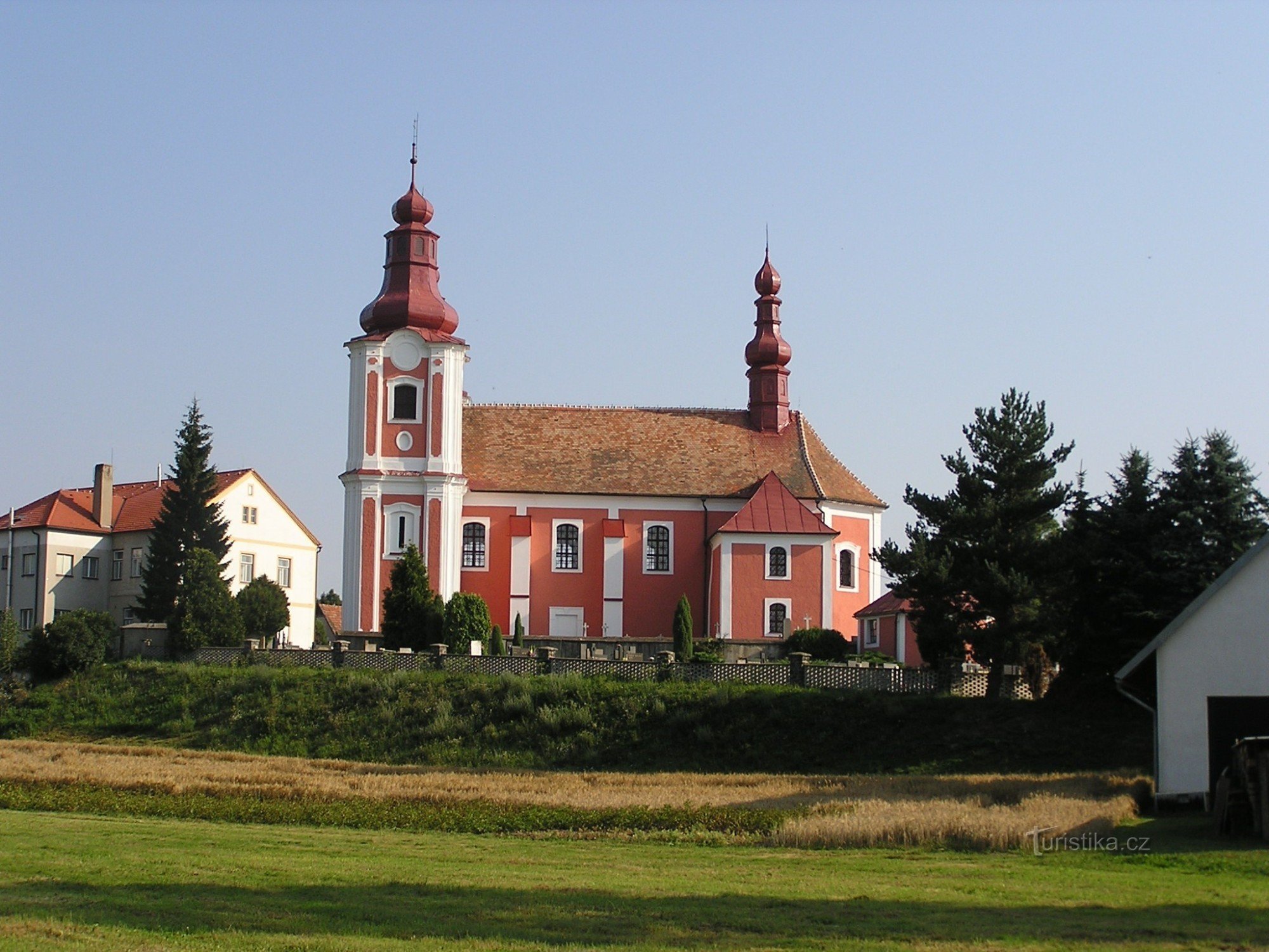 Kerk van St. Bartholomeus in Rozsochy - 3.8.2003 augustus XNUMX