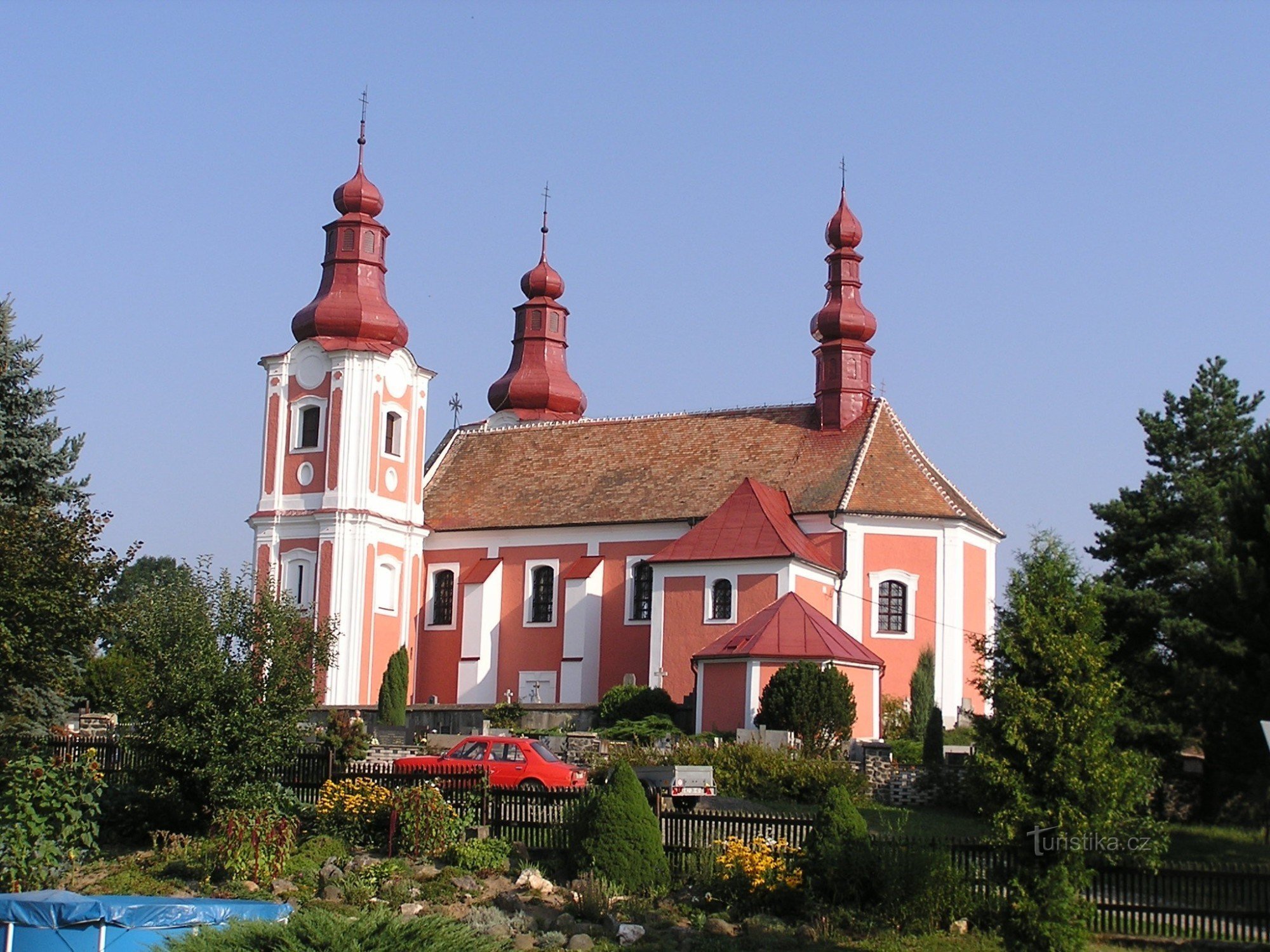 Kerk van St. Bartholomeus in Rozsochy - 3.8.2003 augustus XNUMX