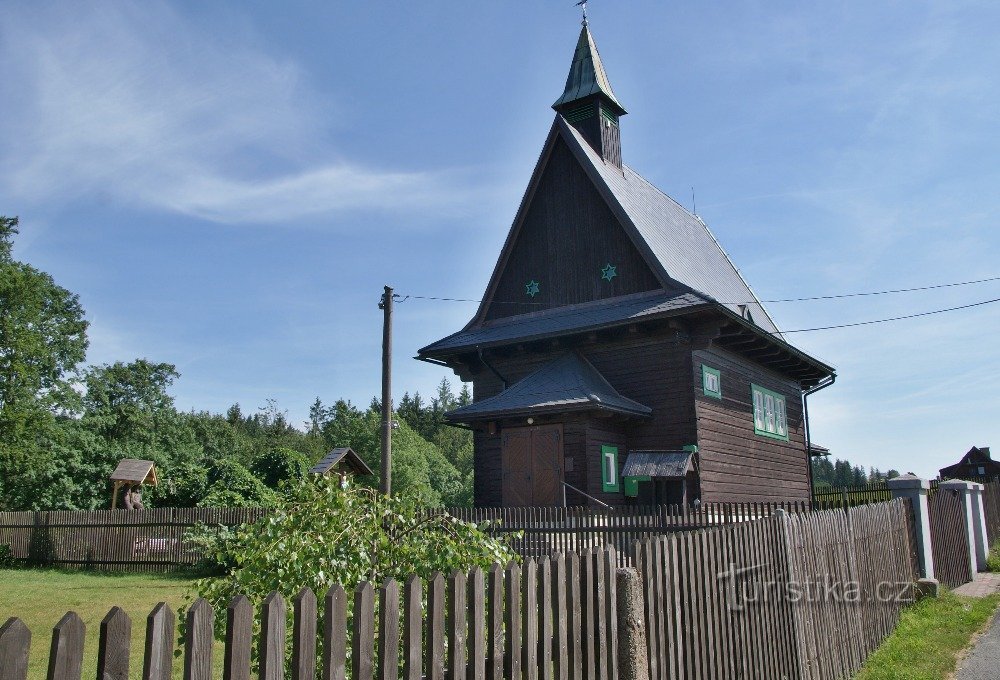 kerk van st. Cyrillus en Methodius in Hrčava