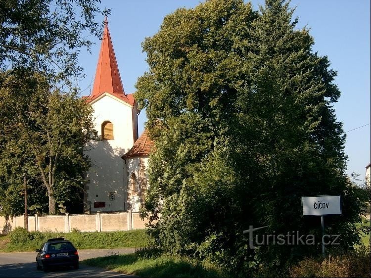 Kirche St. Philipp und Jakob: Filialkirche St. Filip und Jakub in Číčov