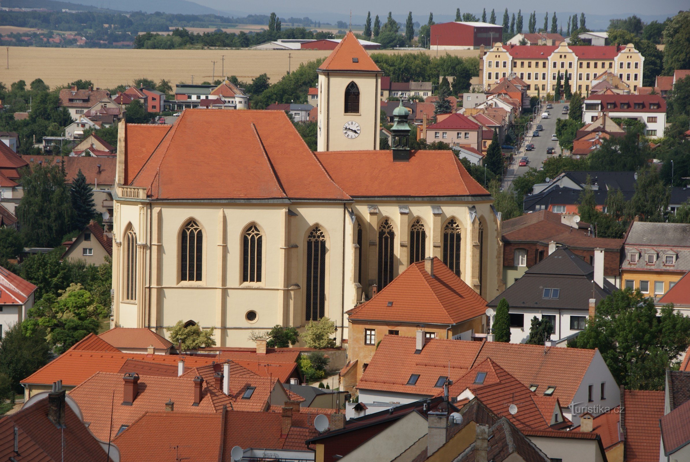 kostel sv. Jakuba od boskovického zámku
