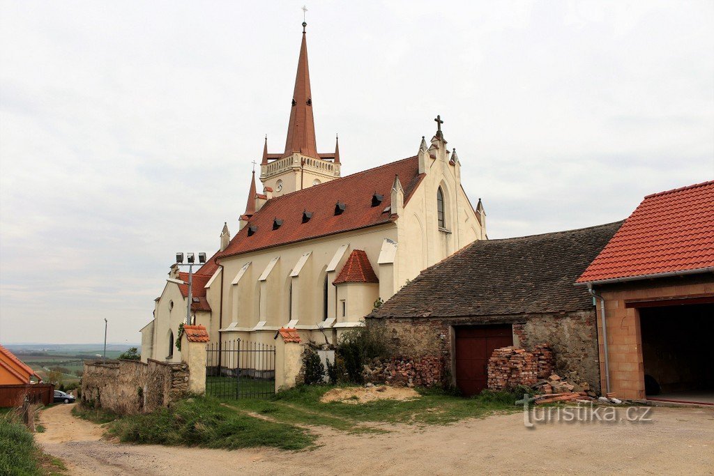 Kirche St. Jakub, Blick aus den Wohnungen