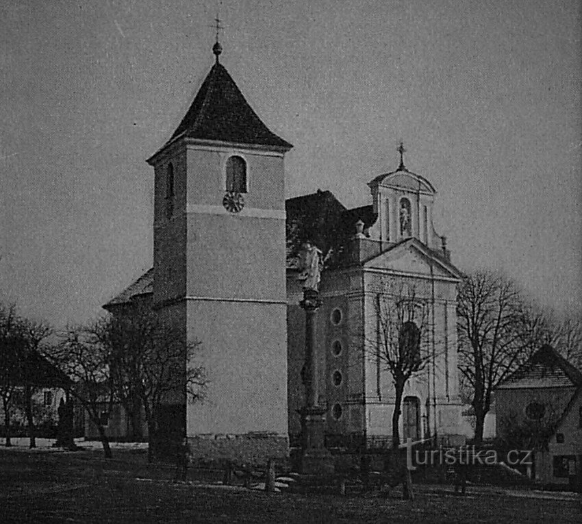 kirken St. Jakub den Ældre, en apostel i Den Røde Kirke i begyndelsen af ​​det 20. århundrede