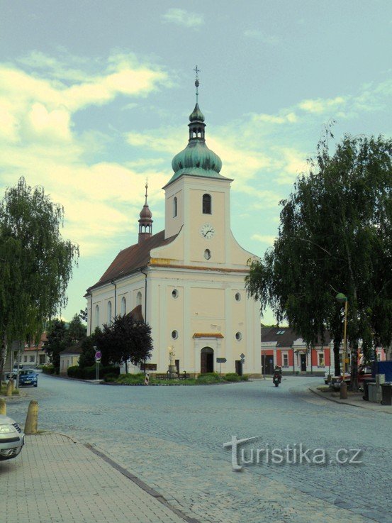 Kirche St. Jakub der Ältere, Veverská Bítýšek