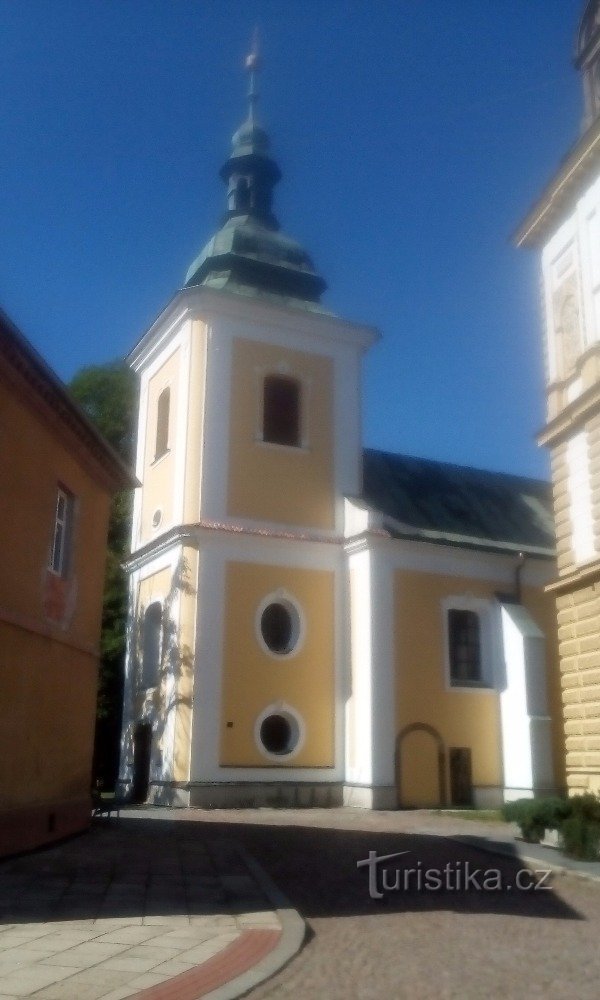 crkva sv. Jakuba u Přelouču