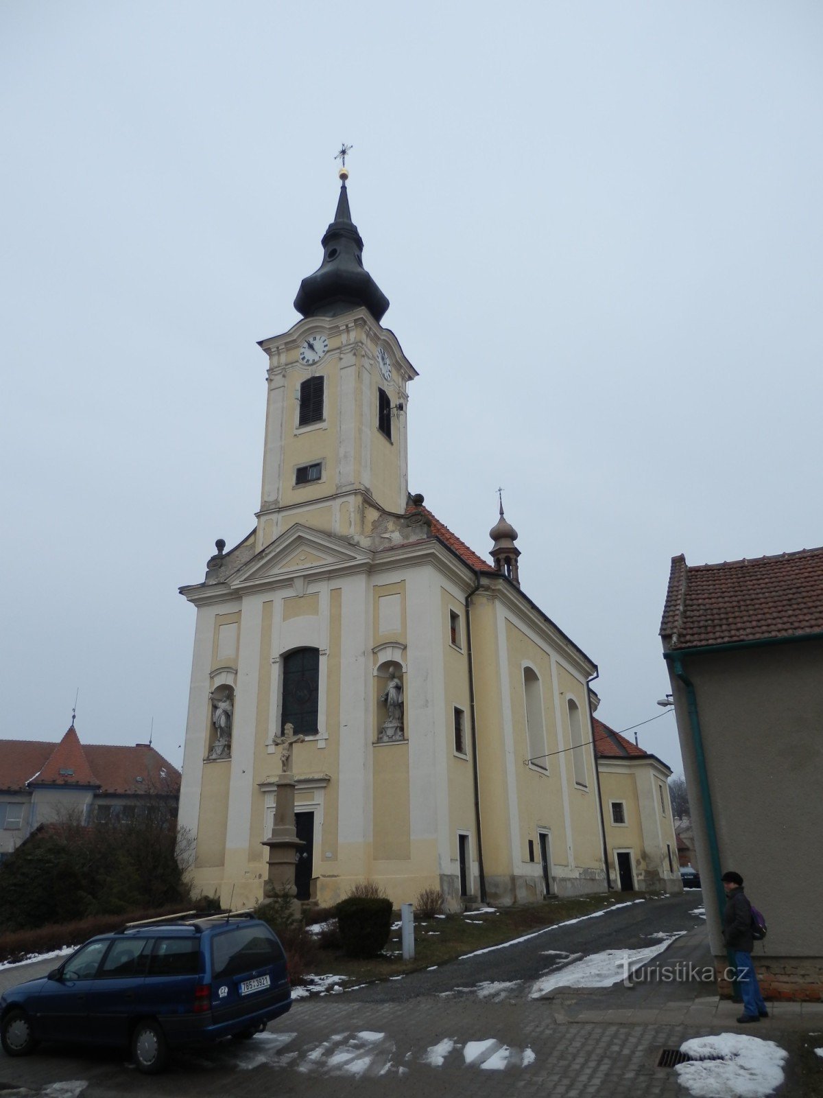 Biserica Sf. Jakub Větší și Matouš în Nové Hvězdlice