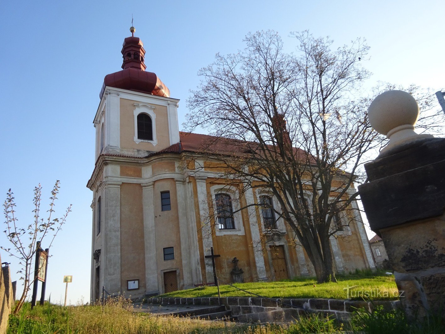kirken St. Jakub Většího i München Hradiště