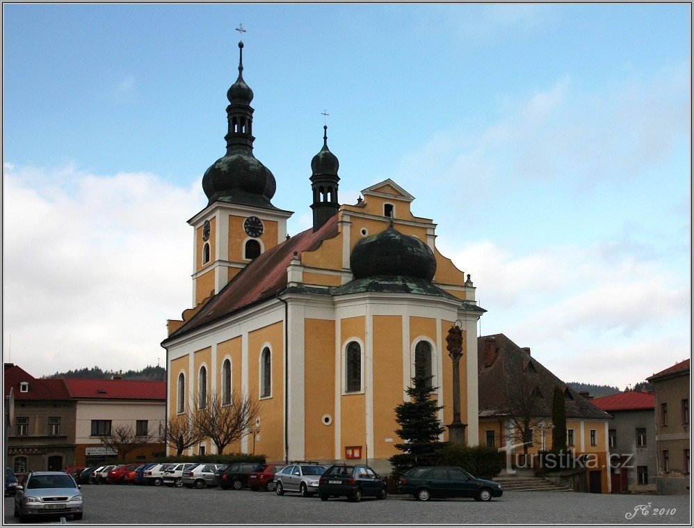 Kerk van St. Jakub Větší in Úpica