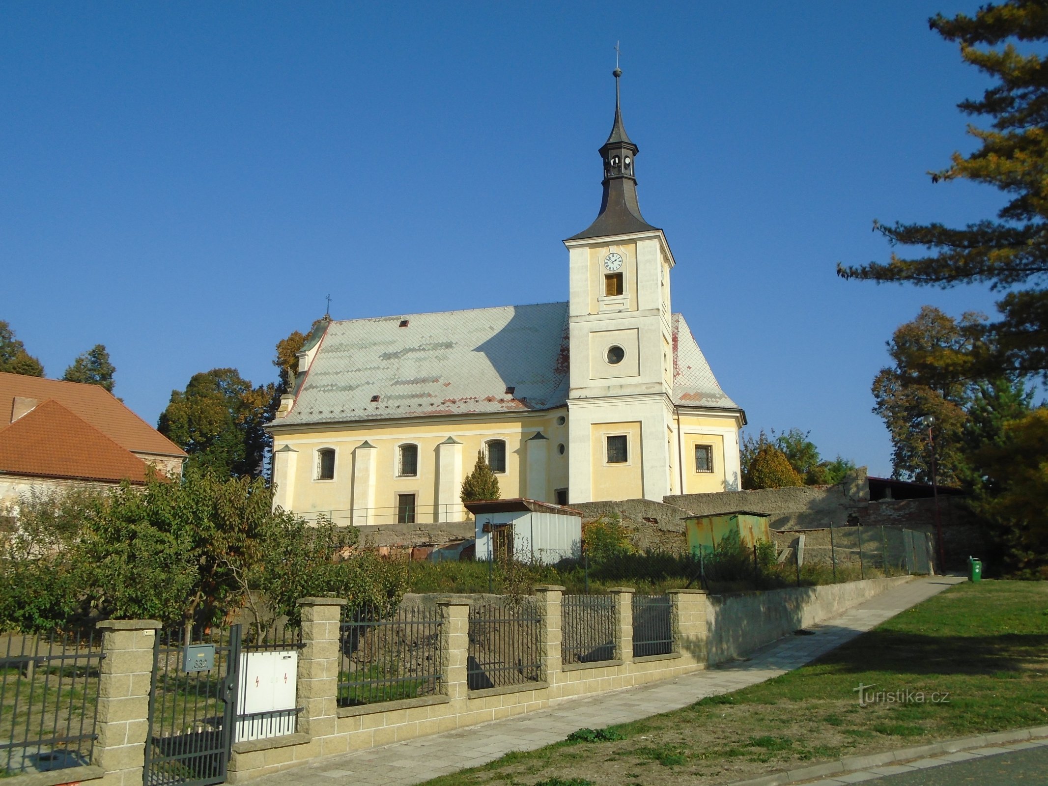 Kostel sv. Jana Křtitele (Holohlavy, 10.10.2018)