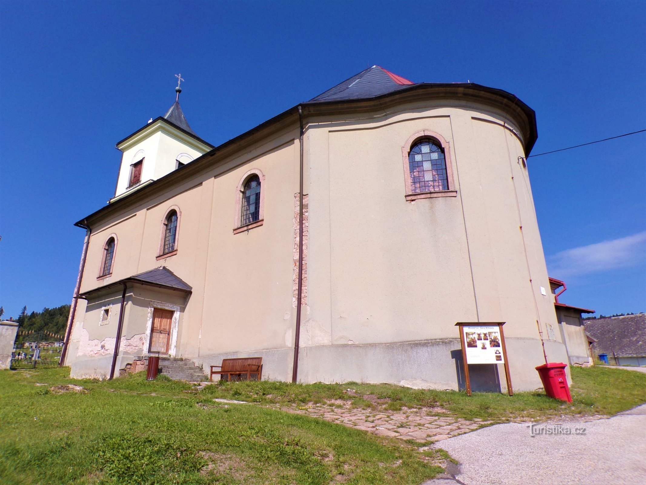 Kostel sv. Jana Křtitele (Markoušovice, 6.9.2021)