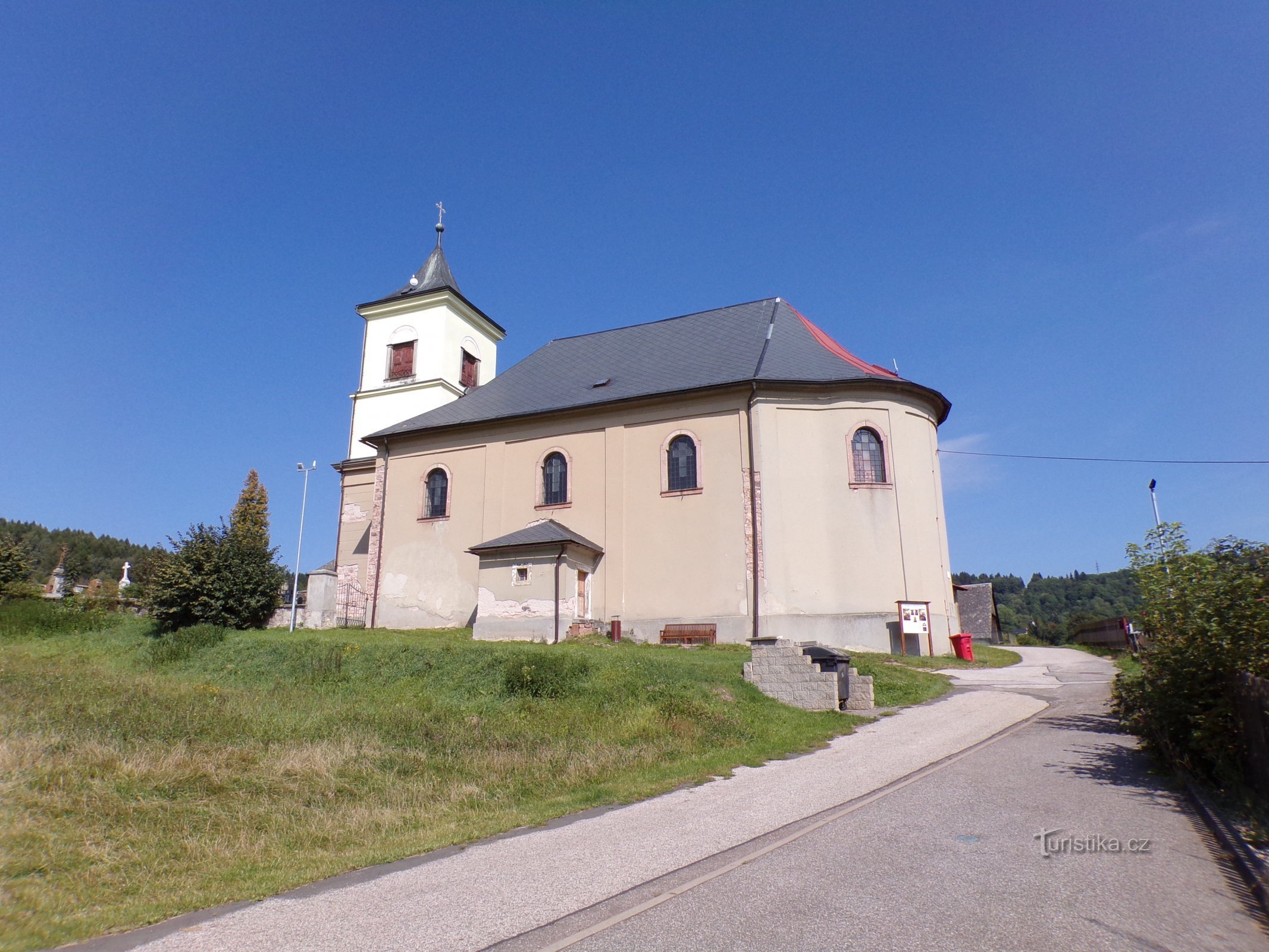 Pyhän kirkko Johannes Kastaja (Markoušovice, 6.9.2021)