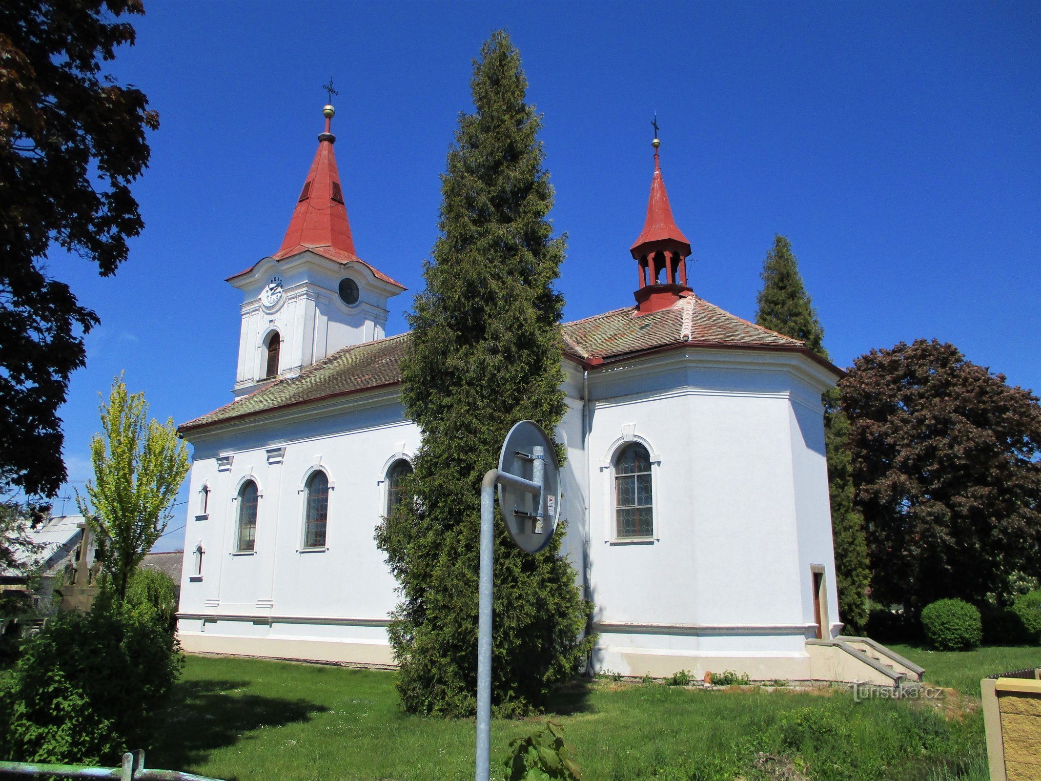 Kostel sv. Jana Křtitele (Pohoří, 18.5.2020)
