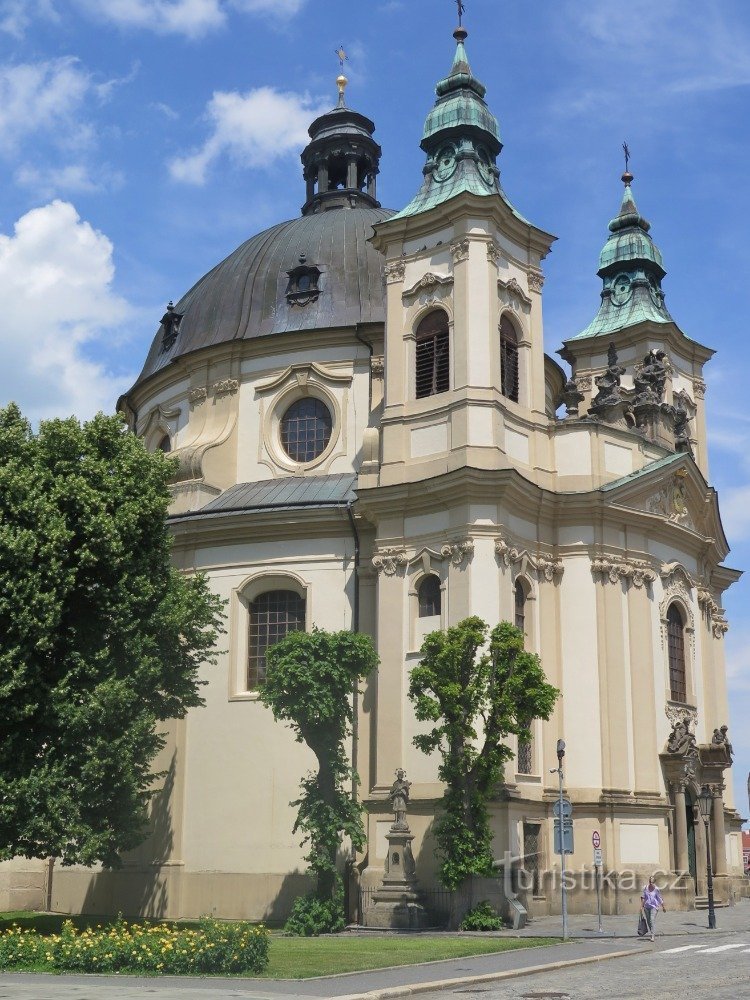 templom st. Keresztelő János Kroměřížben