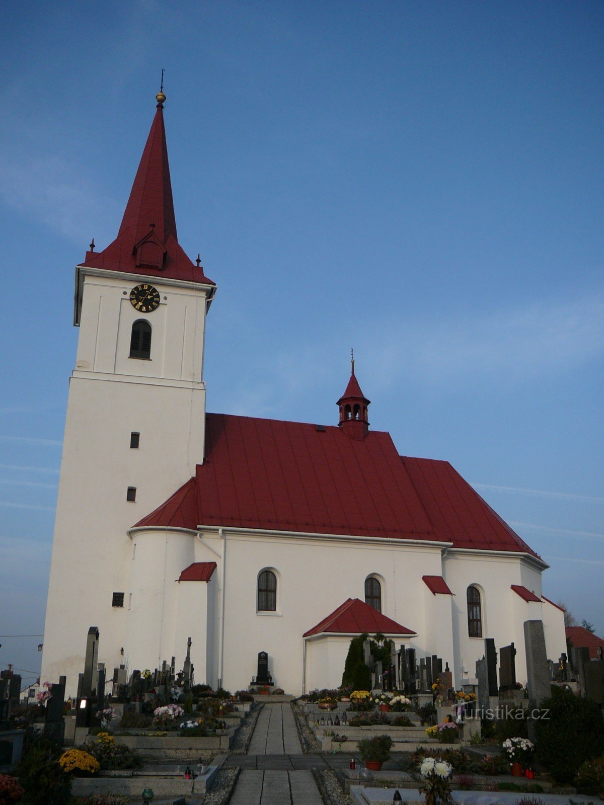 kirche st. Johannes der Täufer in Palkovicí