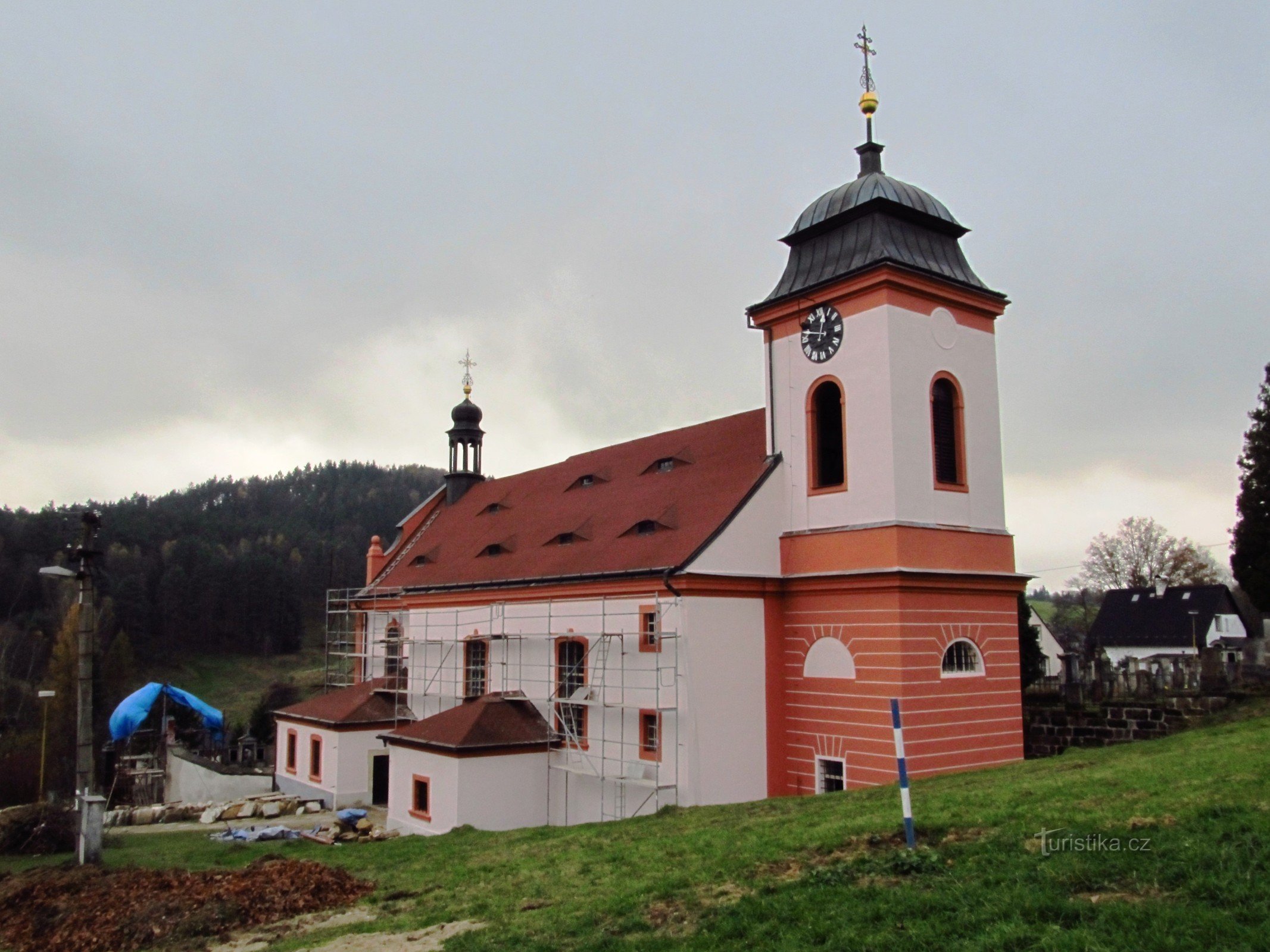 Pyhän Johanneksen Nepomuck-Jetřichovicen kirkko