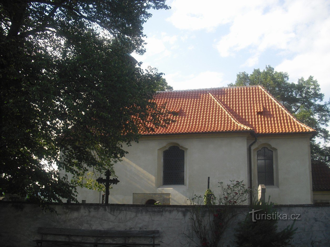Church of St. Jan Nepomucký in Tetín