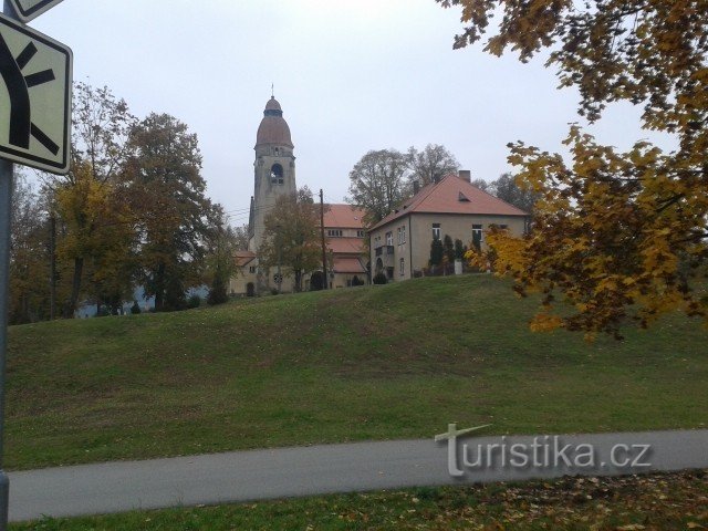 templom Szent Jan Nepomucký Štěchovicében