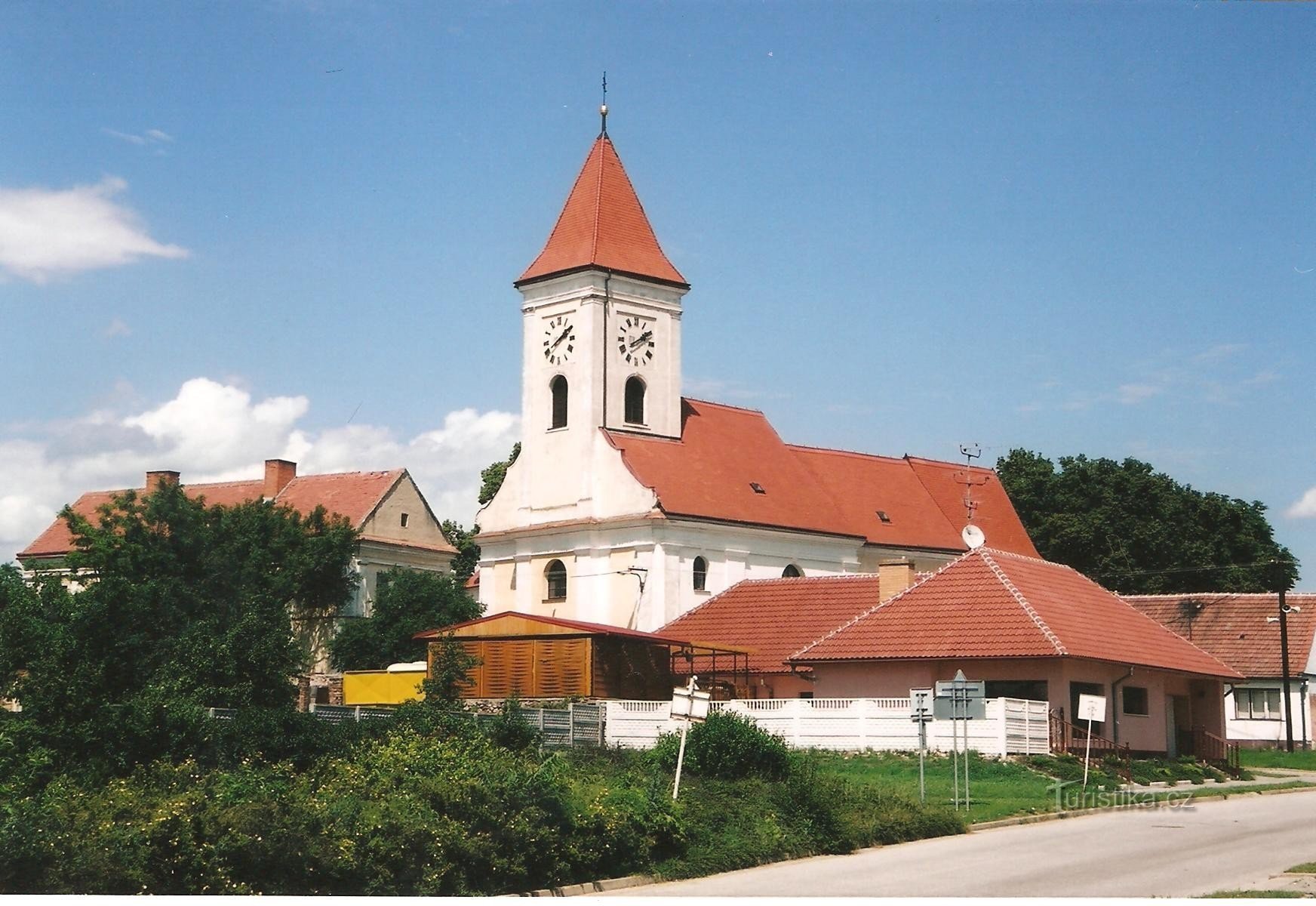 templom Szent Jiljí - általános nézet