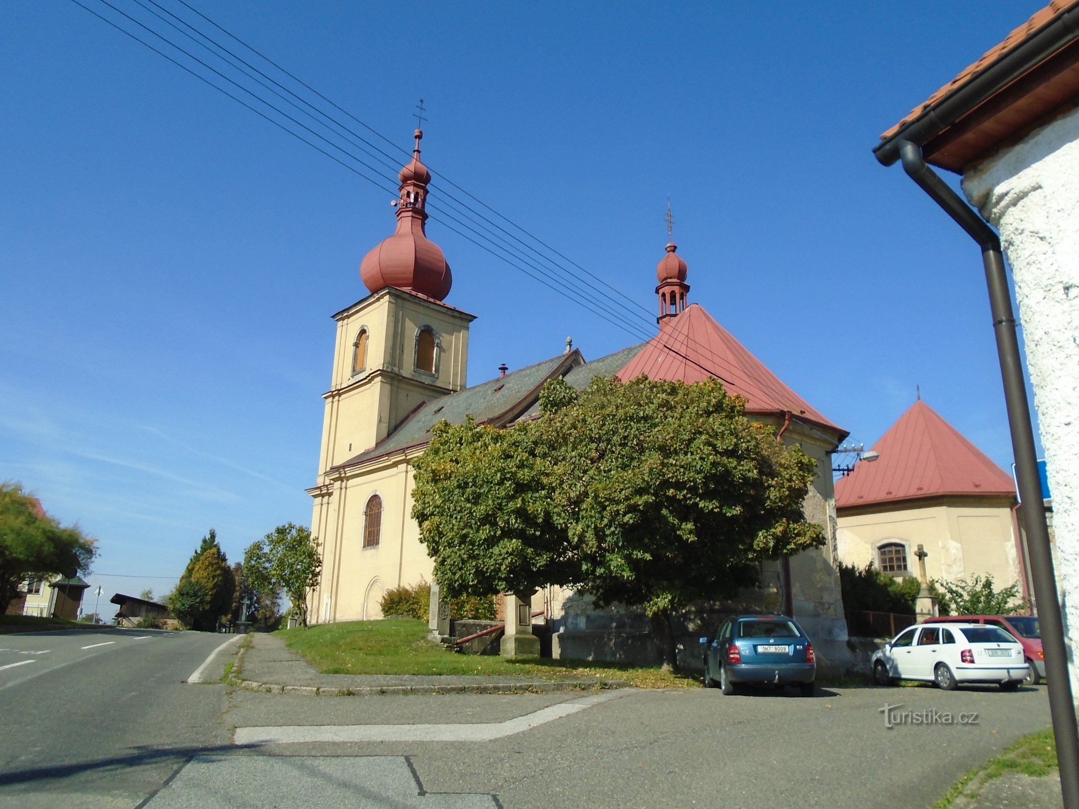 Church of St. Jiljí, abbot (Chvalkovice)