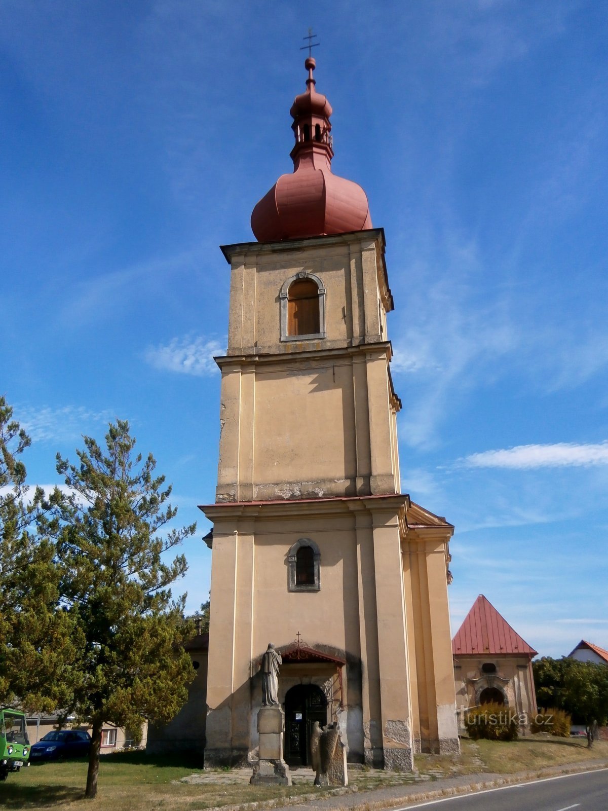 Church of St. Jiljí, abbot (Chvalkovice)