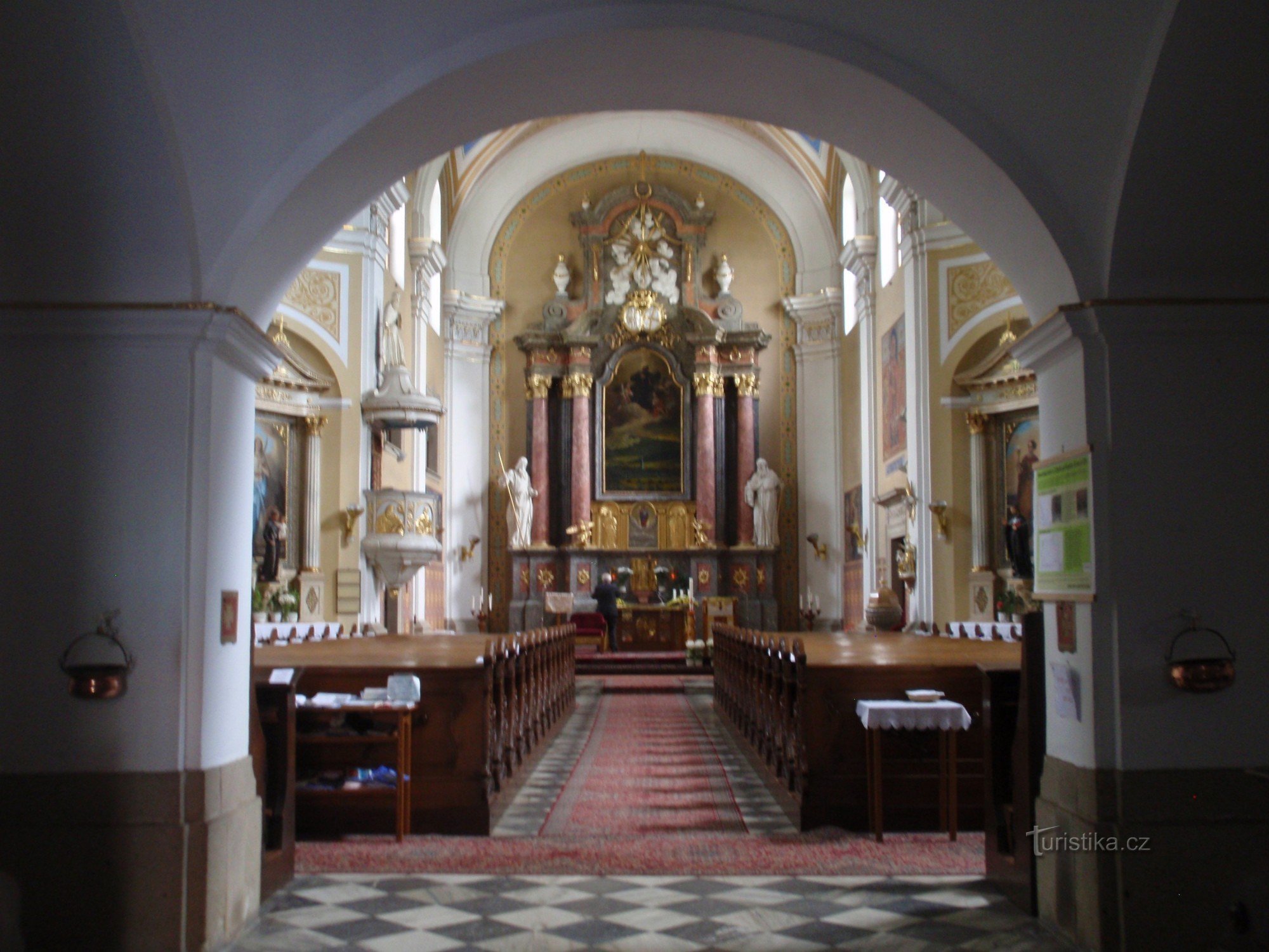 Biserica Sf. Jiljí în Bystřice pod Hostýnem