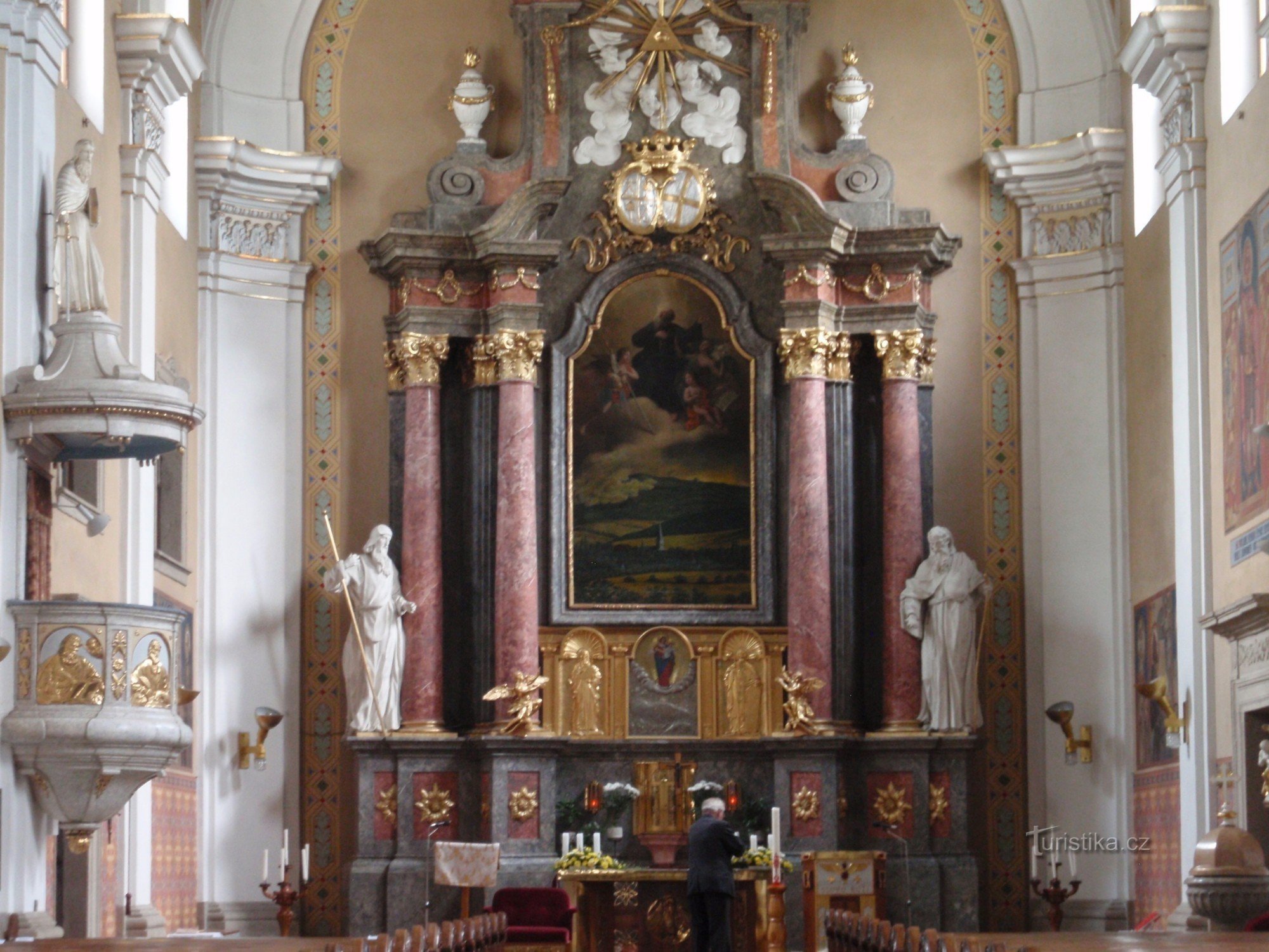 Kerk van St. Jiljí in Bystřice pod Hostýnem