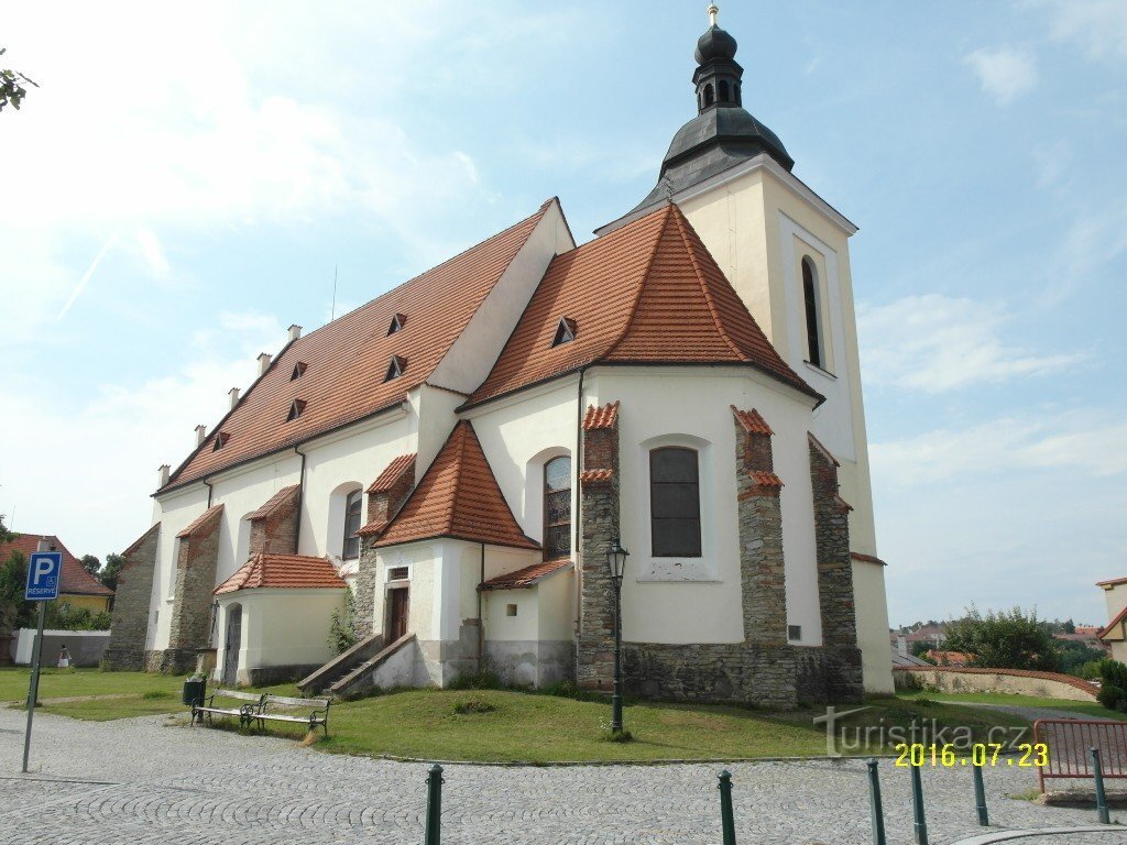 Pyhän kirkko Jilji Vlašimissa