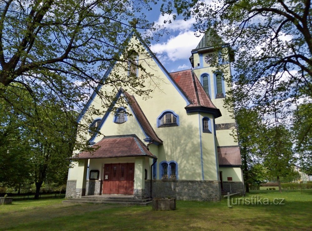 igreja de s. Josef em Rybnište