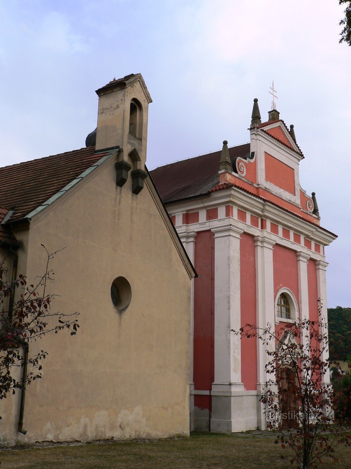 church of st. Catherine and the church of St. Ludmila