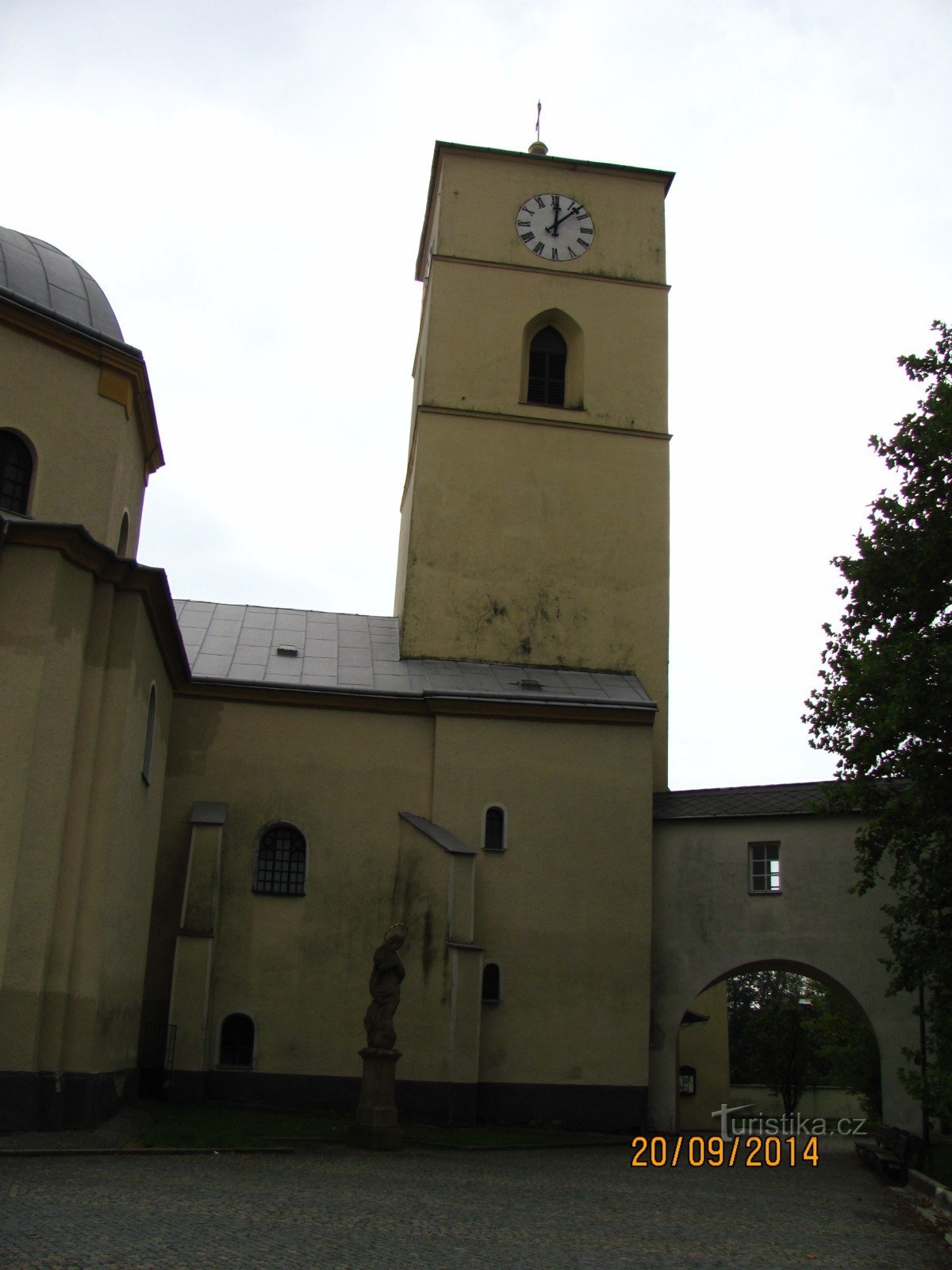 templom Szent Kateřiny Klimkovicében