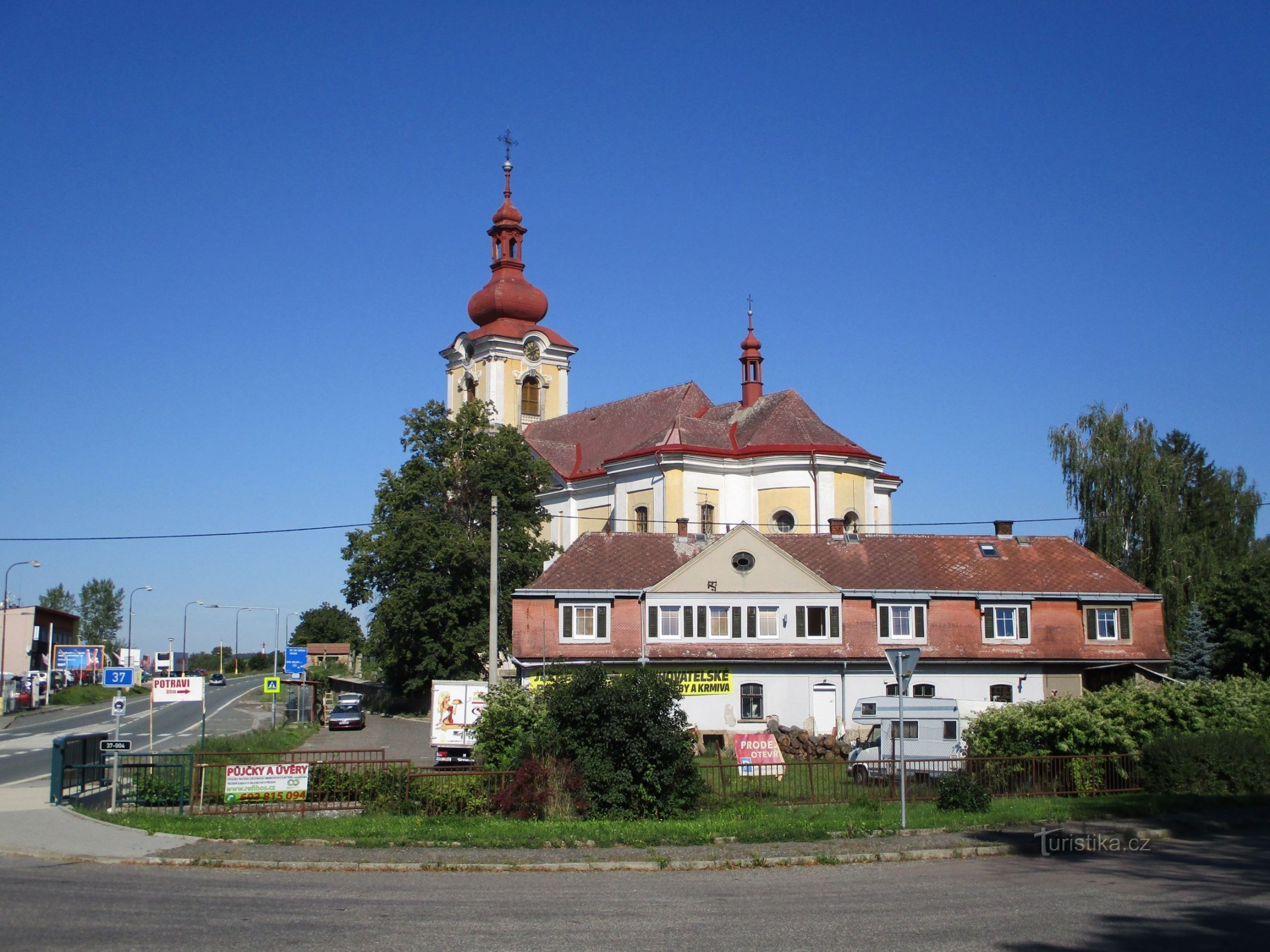 Kostel sv. Kříže (Choustníkovo Hradiště, 4.9.2019)