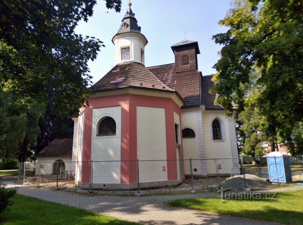 biserica sf. Marko în Soběslav - partea de sud-est