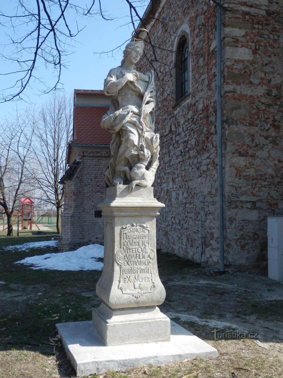 Kerk van St. Markten in Suchohrdle bij Miroslav