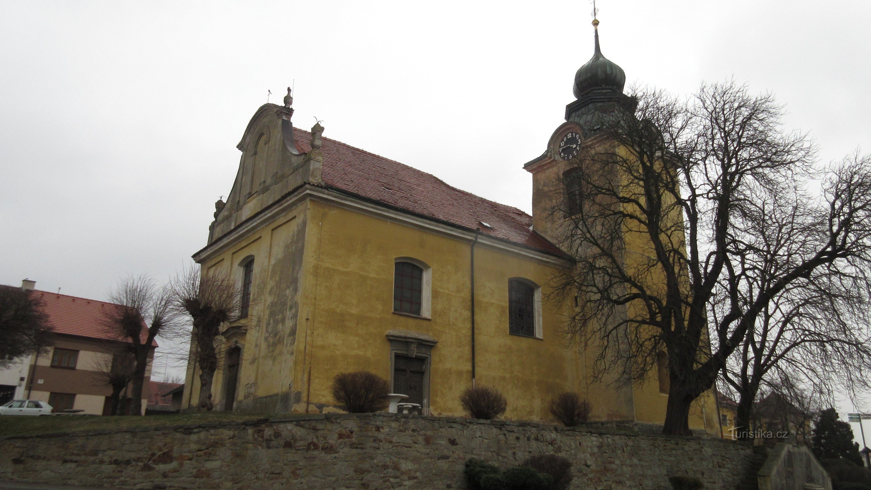 templom st. Martin Cerhovicében