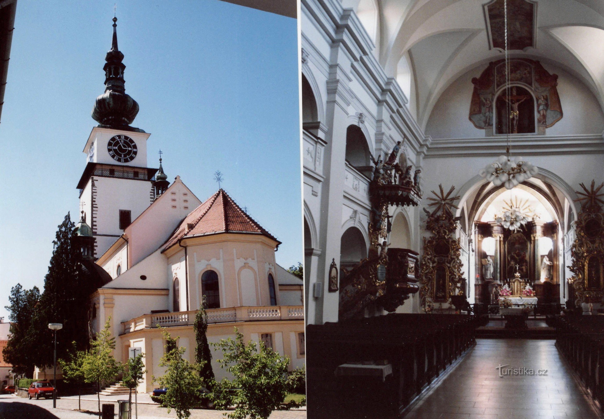 kyrkan St. Martin från Tours i Třebíč