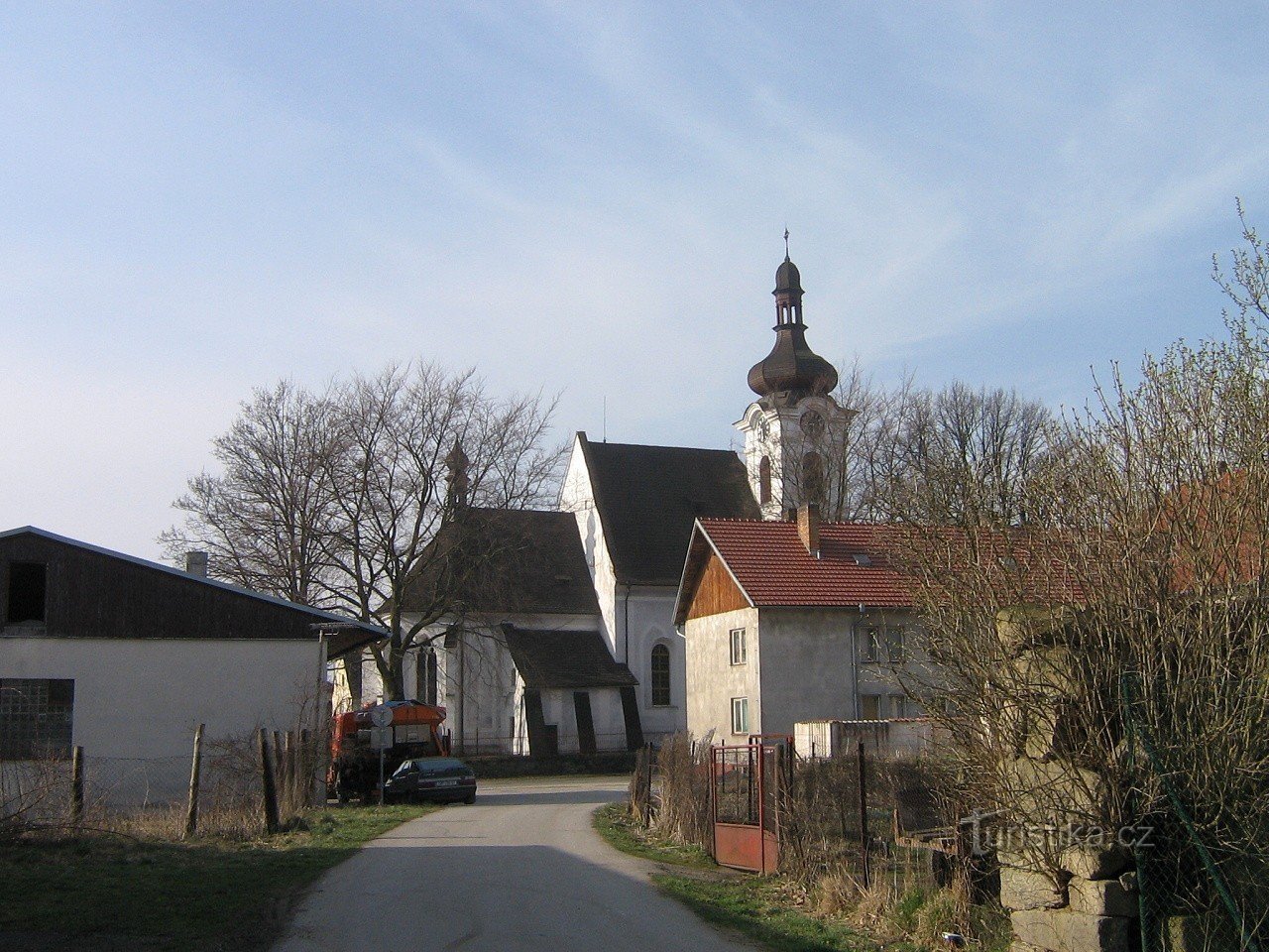 templom Szent Michael a Horní Dvořište-ben