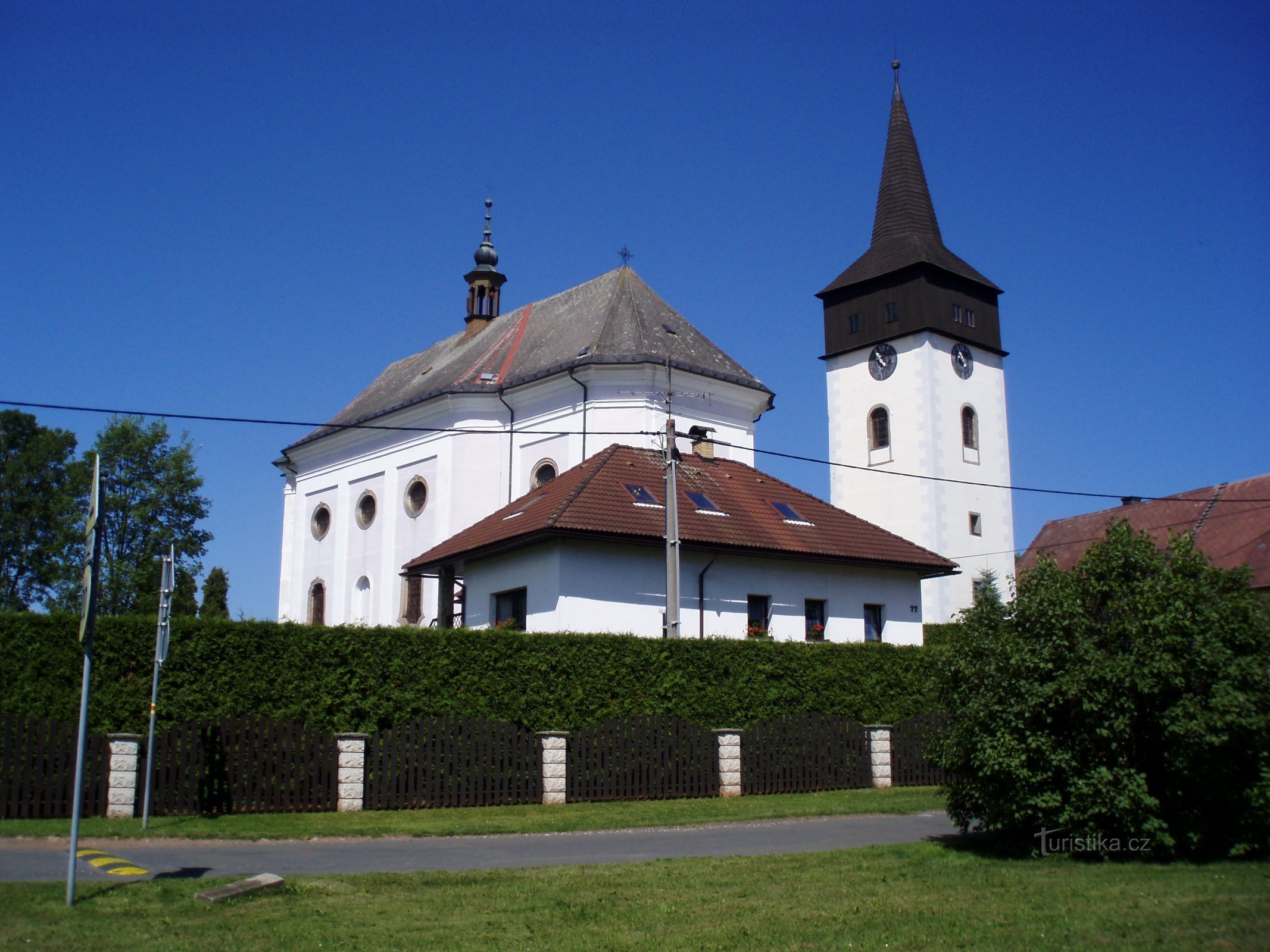 templom Szent Miklós püspök (Hajnice, 9.7.2011. július XNUMX.)