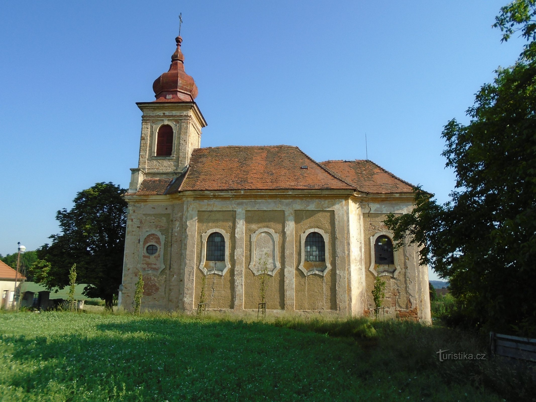 templom Szent Miklós püspök (Žíželeves. 27.5.2018.)