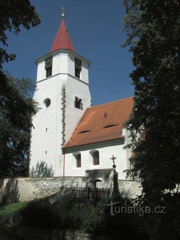 kirken St. Nicholas, Nechvalice
