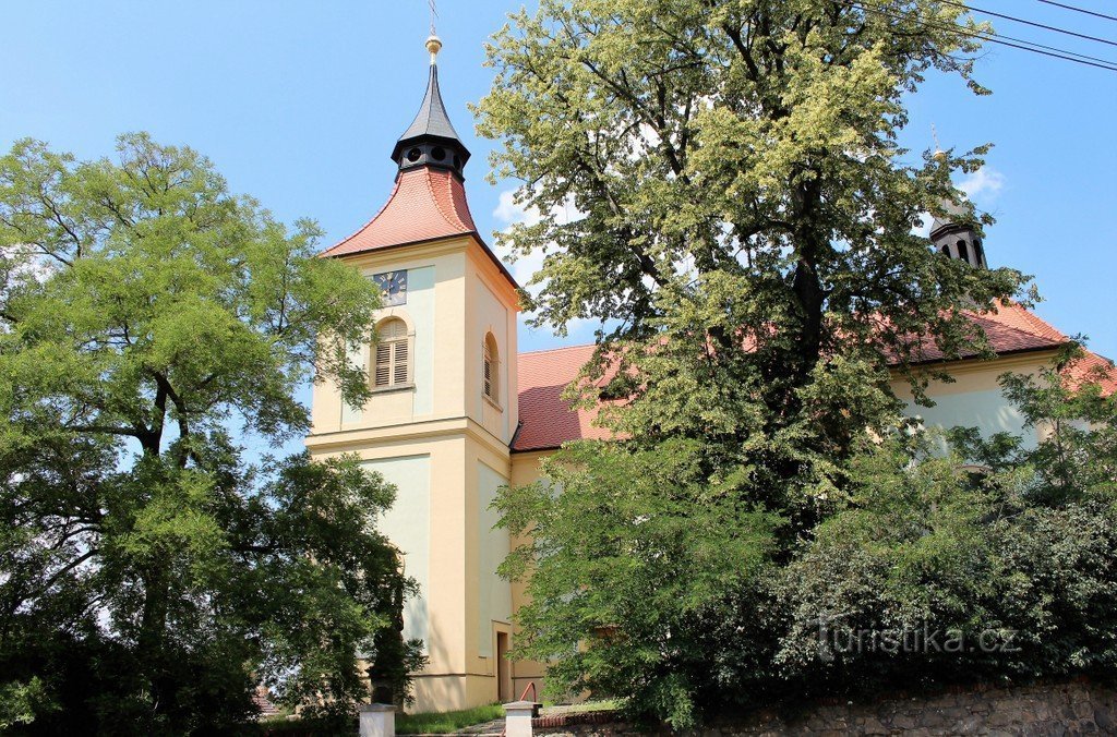 Kyrkan St. Nicholas i Merklín