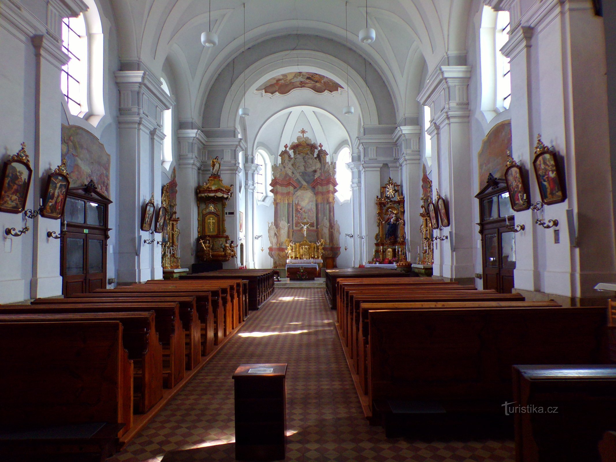 Kirken St. Andreas, apostlen (Třebechovice pod Orebem, 1.9.2022. maj XNUMX)