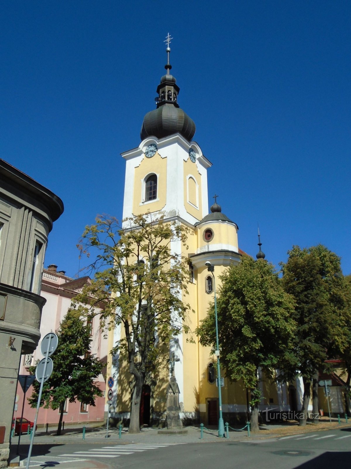 Nhà thờ St. Ondřeje (Třebechovice pod Orebem, ngày 6.8.2018 tháng XNUMX năm XNUMX)