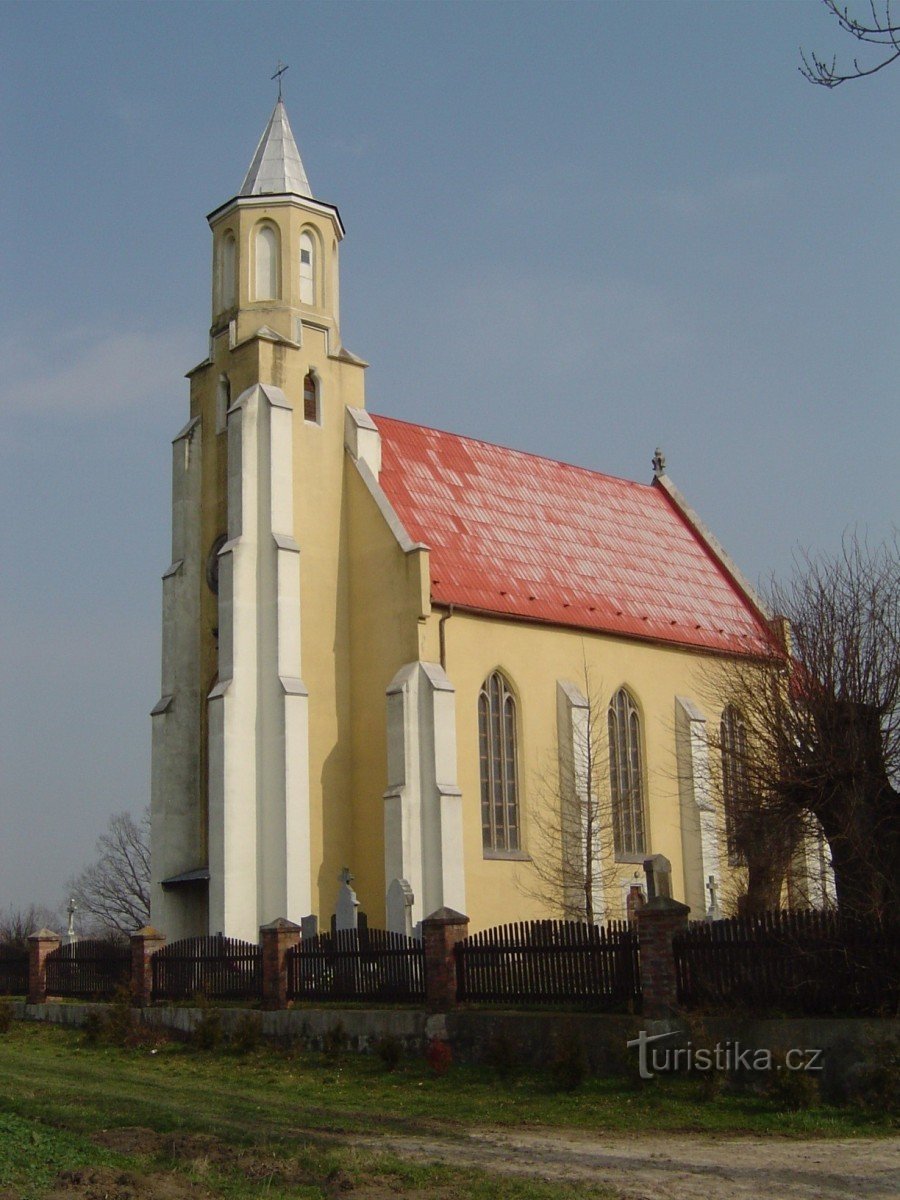 Igreja de Santo André em Slezské Pavlovice