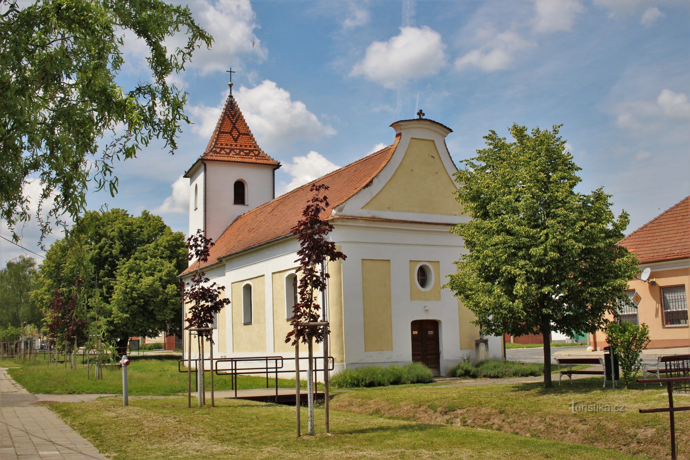 Kerk van St. Osvalda in Milovice