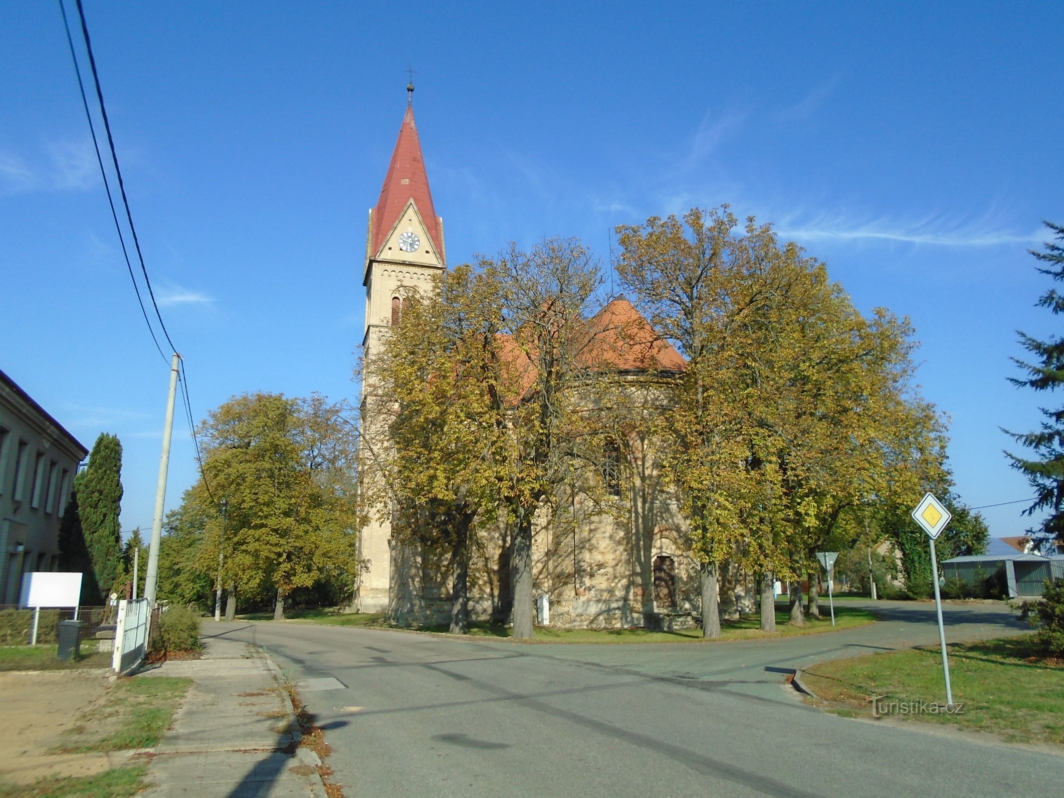 templom Szent Péter és Pál, az apostolok (Babice u Nechanice)