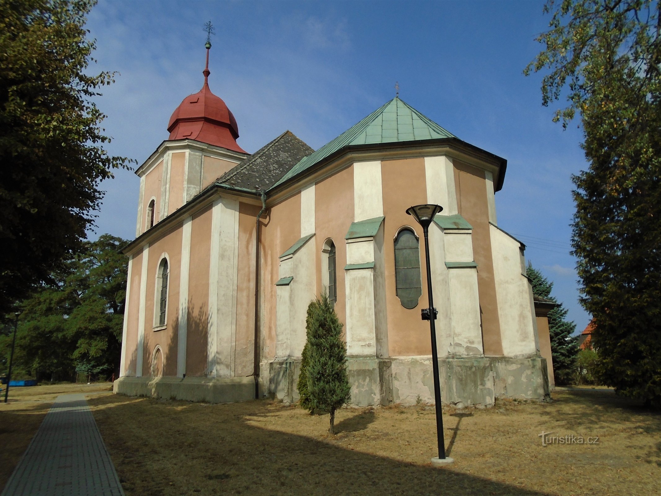 Kerk van St. Petrus en Paulus, de apostelen (Rohovládova Bělá, 31.8.2018 augustus XNUMX)