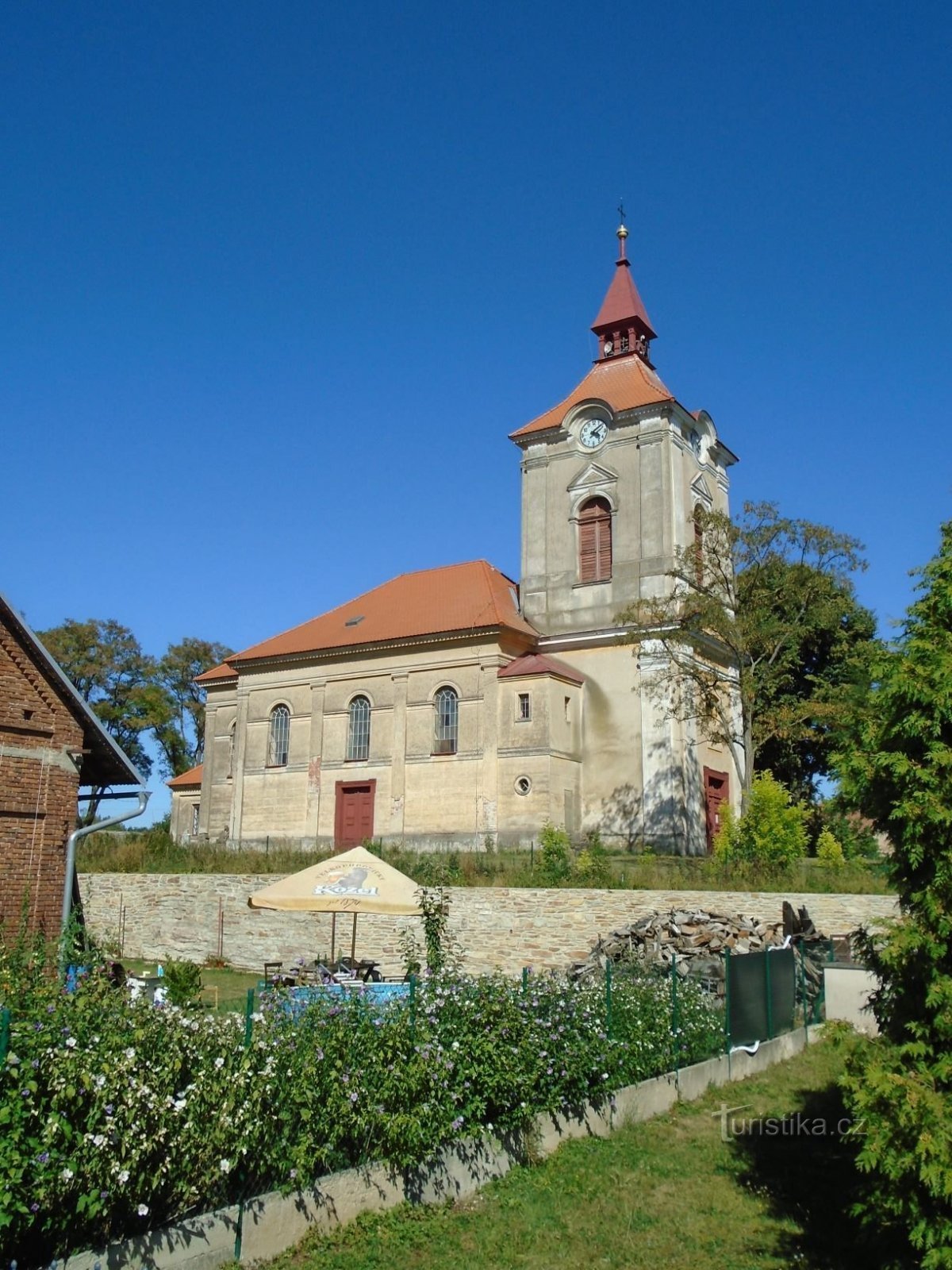 templom Szent Péter és Pál (Jeníkovice, 6.8.2018. augusztus XNUMX.)