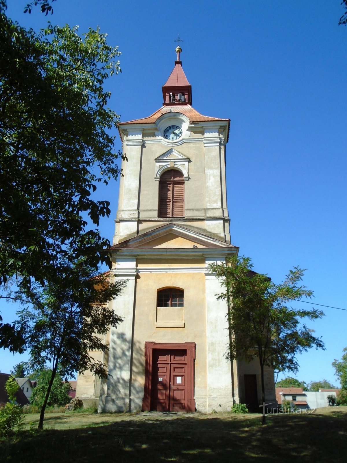 Kostel sv. Petra a Pavla (Jeníkovice, 6.8.2018)