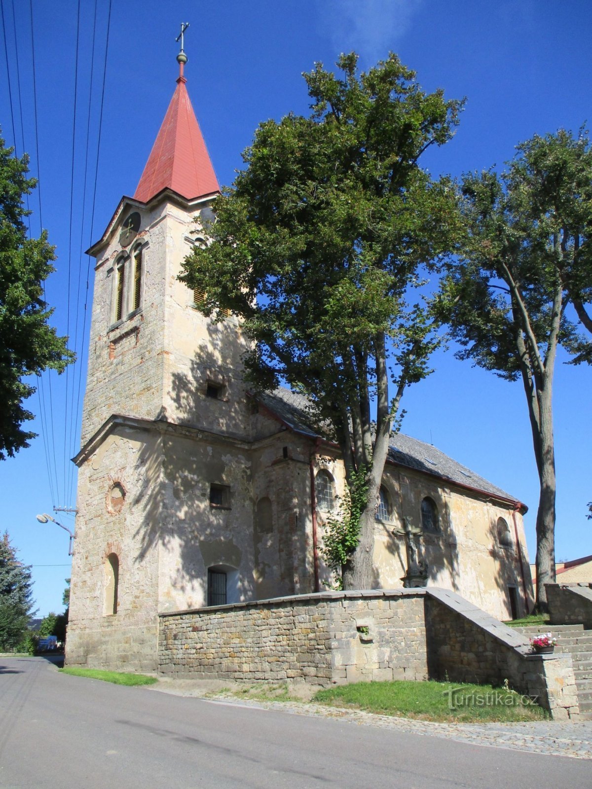 Kirche St. Prokop (Hoříneves, 11.9.2020)