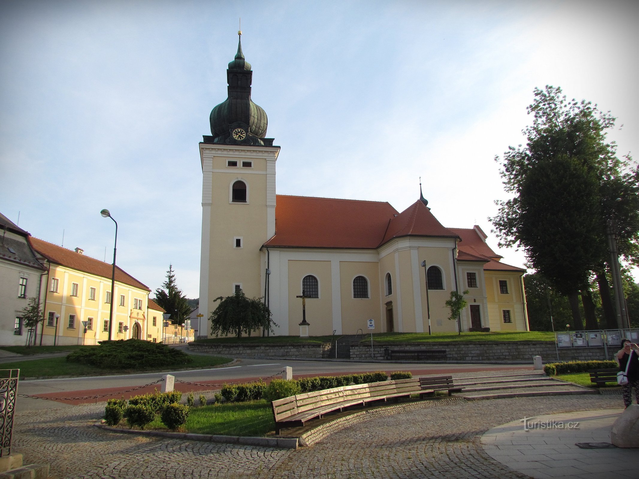la iglesia de San Estanislao en Kunštát